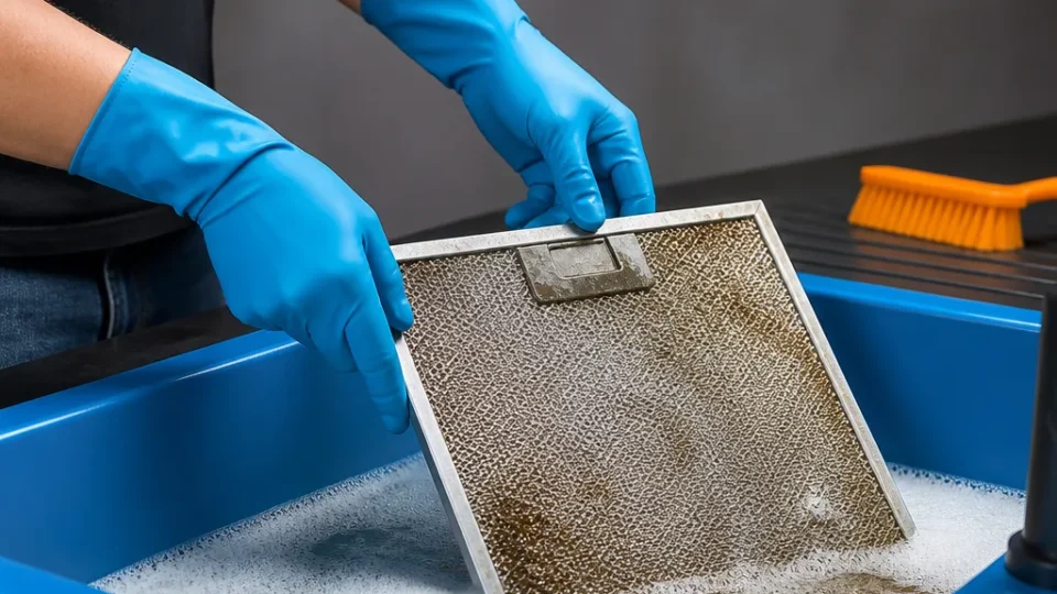 How to Clean a Range Hood Filter Without Damaging It